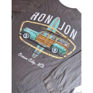Ron Jon Surf Shop Double-sided Graphic Logo Tee Ocean City Men's MEDIUM